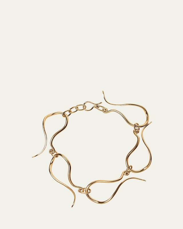 18K Gold Vermeil Root Choker Necklace